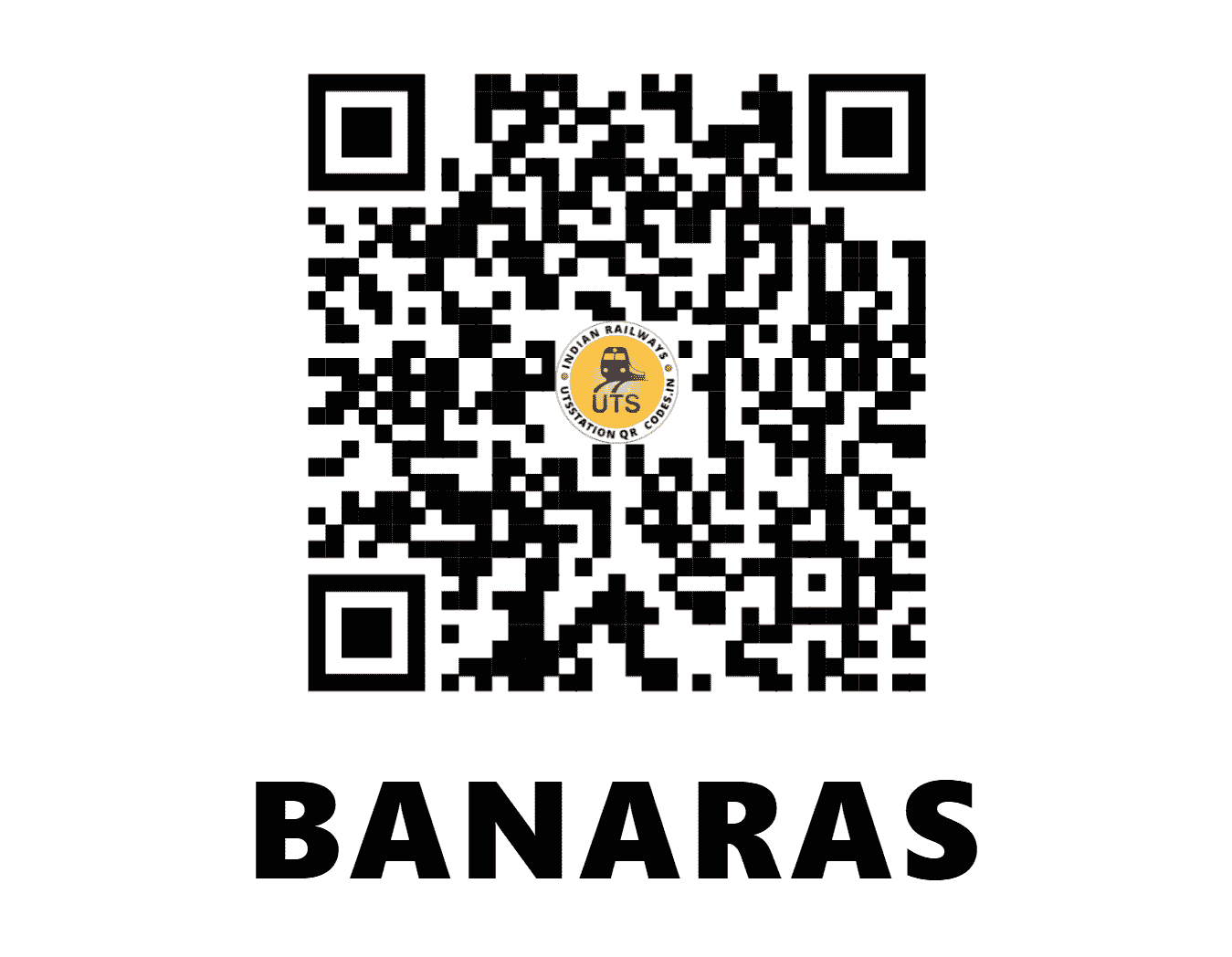 UTS QR Code for BANARAS - BSBS - NE (UTTAR PRADESH)